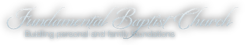 Fundamental Baptist Church logo