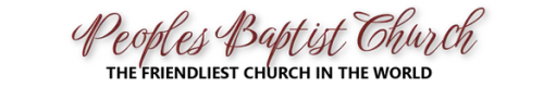 Peoples Baptist Church Clifton logo