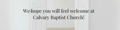 Calvary Baptist Church logo
